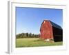 Barn in a field-Scott Barrow-Framed Photographic Print