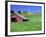 Barn in Field of Wheat, Palouse Area, Washington, USA-Janell Davidson-Framed Photographic Print