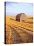 Barn in Harvested Field-Terry Eggers-Stretched Canvas