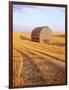 Barn in Harvested Field-Terry Eggers-Framed Photographic Print