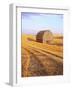 Barn in Harvested Field-Terry Eggers-Framed Photographic Print