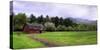 Barn in Keene Valley in Spring Adirondack Park, New York State, USA-null-Stretched Canvas