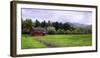 Barn in Keene Valley in Spring Adirondack Park, New York State, USA-null-Framed Photographic Print