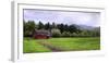 Barn in Keene Valley in Spring Adirondack Park, New York State, USA-null-Framed Photographic Print