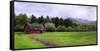 Barn in Keene Valley in Spring Adirondack Park, New York State, USA-null-Framed Stretched Canvas