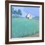 Barn in Midsummer Light-John Rufo-Framed Art Print