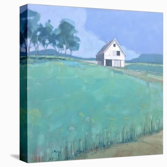 Barn in Midsummer Light-John Rufo-Stretched Canvas