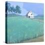 Barn in Midsummer Light-John Rufo-Stretched Canvas