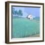 Barn in Midsummer Light-John Rufo-Framed Art Print