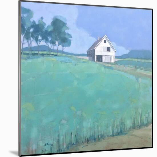 Barn in Midsummer Light-John Rufo-Mounted Art Print