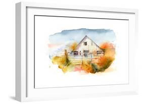 Barn in Pleasant Hill 2, 2016-John Keeling-Framed Giclee Print