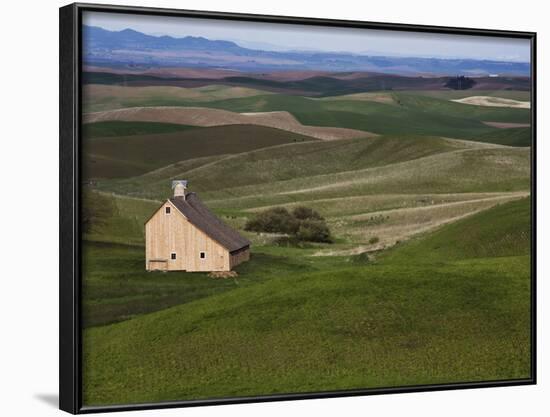 Barn in the Palouse, Idaho, USA-Jean Brooks-Framed Photographic Print