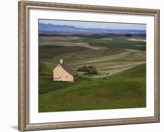 Barn in the Palouse, Idaho, USA-Jean Brooks-Framed Photographic Print