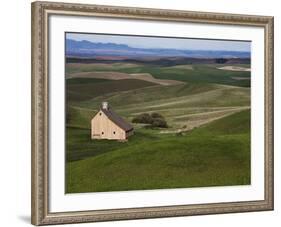 Barn in the Palouse, Idaho, USA-Jean Brooks-Framed Photographic Print