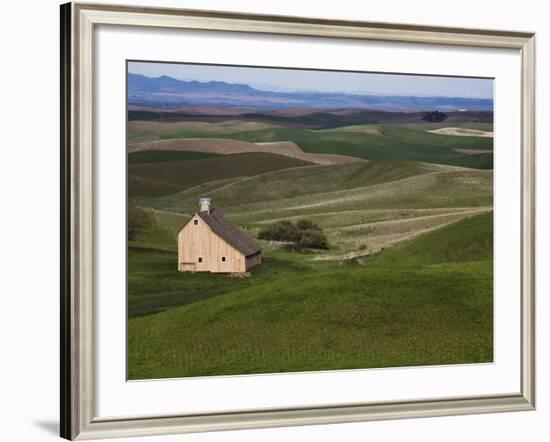 Barn in the Palouse, Idaho, USA-Jean Brooks-Framed Photographic Print