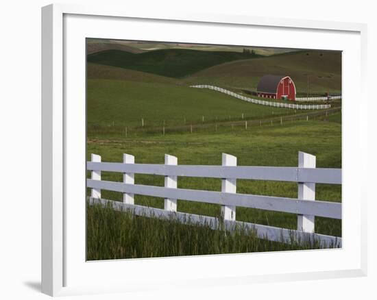 Barn in the Palouse, Washington State, USA-Jean Brooks-Framed Photographic Print