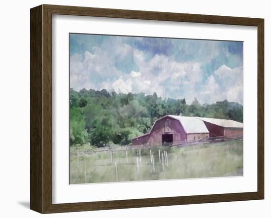 Barn in the Pasture-Kim Curinga-Framed Art Print