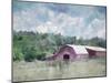 Barn in the Pasture-Kim Curinga-Mounted Art Print