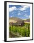 Barn in Vineyard, Yakima, Washington, USA-Richard Duval-Framed Photographic Print