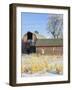 Barn in Winter-Scott T. Smith-Framed Photographic Print