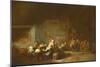 Barn Interior with Boors Carousing at a Wedding-Adriaen Jansz. Van Ostade-Mounted Giclee Print