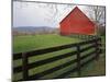 Barn Near Etlan, Virginia, USA-Charles Gurche-Mounted Premium Photographic Print