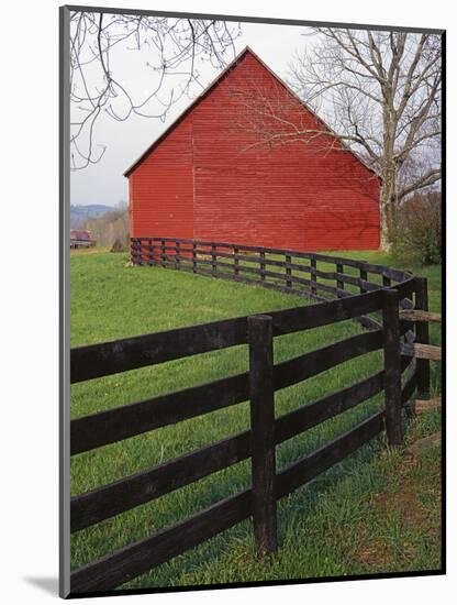 Barn Near Etlan, Virginia, USA-Charles Gurche-Mounted Photographic Print