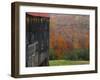 Barn Near Lush Hill, North Landgrove, Green Mountains, Vermont, USA-Scott T. Smith-Framed Photographic Print