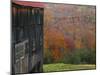 Barn Near Lush Hill, North Landgrove, Green Mountains, Vermont, USA-Scott T. Smith-Mounted Photographic Print