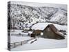 Barn Near Snowmass Village, Aspen Region, Rocky Mountains, Colorado, USA-Richard Cummins-Stretched Canvas