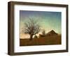 Barn on the Hill-Chris Vest-Framed Art Print