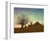 Barn on the Hill-Chris Vest-Framed Art Print