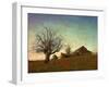 Barn on the Hill-Chris Vest-Framed Art Print