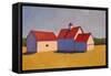 Barn on the Range I-Carol Young-Framed Stretched Canvas