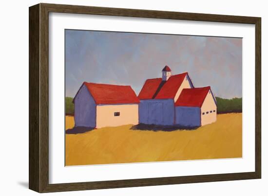 Barn on the Range I-Carol Young-Framed Art Print