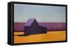 Barn on the Range II-Carol Young-Framed Stretched Canvas