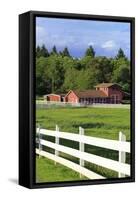 Barn on Vashon Island, Tacoma, Washington State, United States of America, North America-Richard Cummins-Framed Stretched Canvas