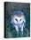 Barn Owl with a Mouse, Native to Southern USA-David Northcott-Stretched Canvas