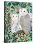 Barn Owls-Suzanne Bailey-Stretched Canvas