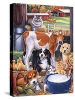 Barn Pals-Jenny Newland-Stretched Canvas