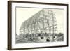 Barn Raising-null-Framed Art Print