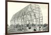 Barn Raising-null-Framed Art Print