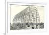 Barn Raising-null-Framed Art Print