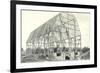 Barn Raising-null-Framed Art Print