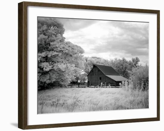 Barn, Route 66-Carol Highsmith-Framed Photo