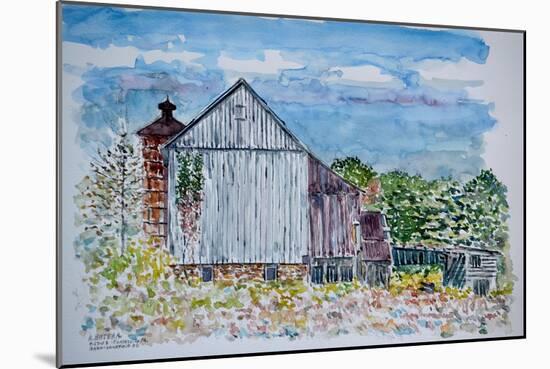 Barn, Sandy Hill Rd, Pa., 2003-Anthony Butera-Mounted Giclee Print