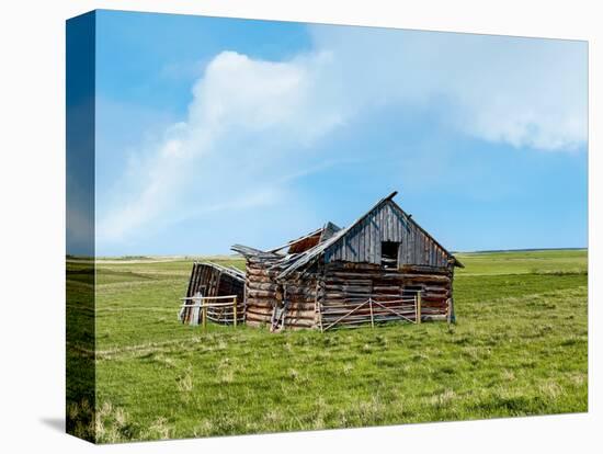 Barn Scene II-James McLoughlin-Stretched Canvas