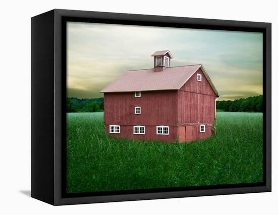 Barn Scene XII-James McLoughlin-Framed Stretched Canvas