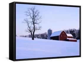 Barn, Shenandoah Valley, Virginia, USA-Charles Gurche-Framed Stretched Canvas