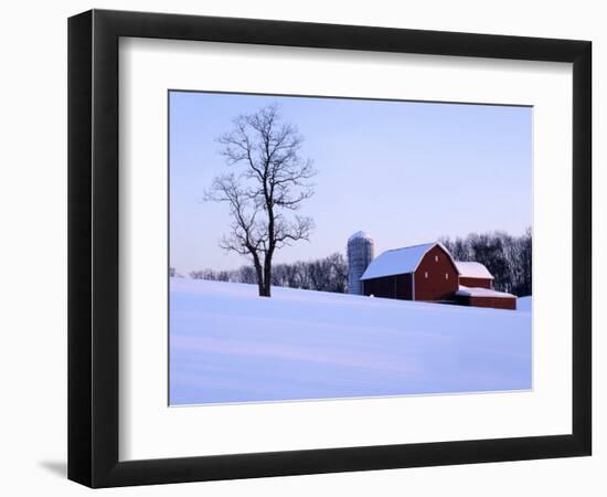 Barn, Shenandoah Valley, Virginia, USA-Charles Gurche-Framed Photographic Print